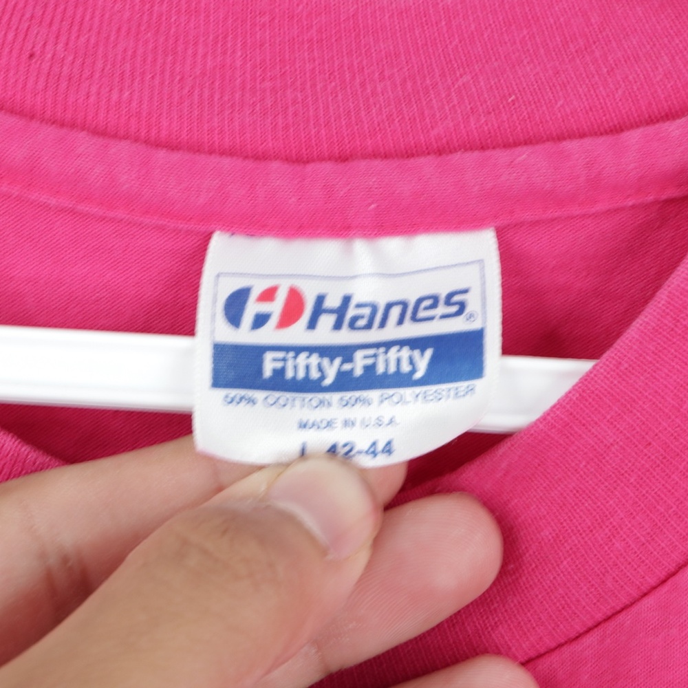 Vintage 80s Dockers Levis T Shirt Pink USA - Picture 5 of 9